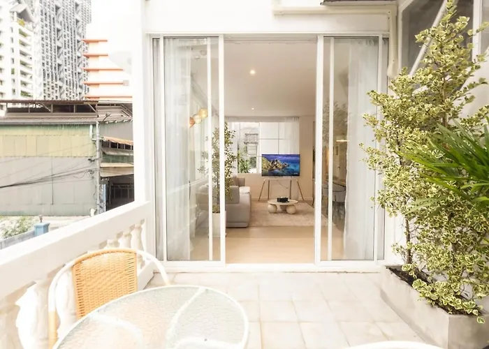 아파트 3 Bedroom For 6 Guests Family In The Heart Of Sathorn 방콕