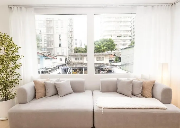 3 Bedroom For 6 Guests Family In The Heart Of Sathorn 아파트